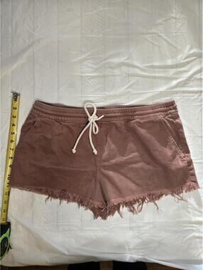 Aerie Raw Hem Soft-Stretch Twill Shorts